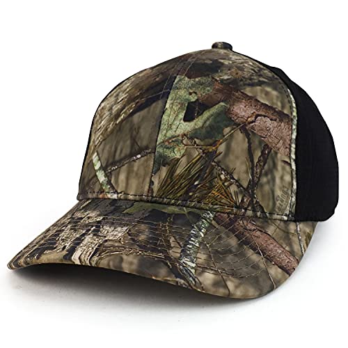 Trendy Apparel Shop Performance Camouflage Mesh Back Trucker Snapback Cap