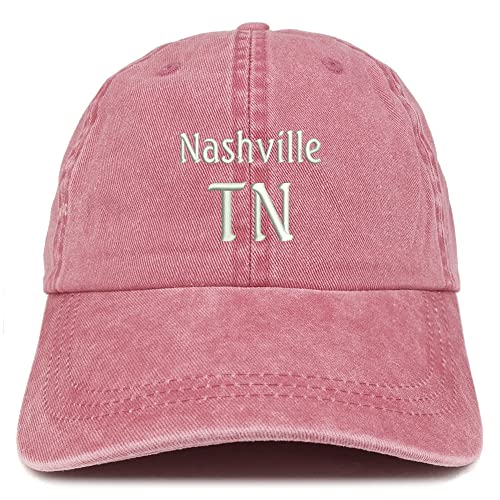 Trendy Apparel Shop Nashville TN Embroidered Pigment Dyed Washed Baseball Cap