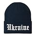 Trendy Apparel Shop Ukraine Old English Embroidered Long Cuff Beanie