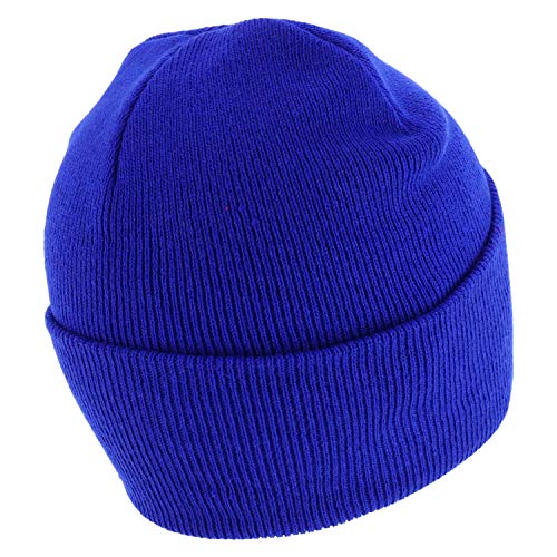 Trendy Apparel Shop Brooklyn Old English Font Embroidered Long Cuff Beanie