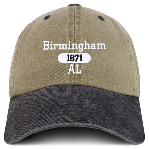 Trendy Apparel Shop Birmingham Est.1871 Embroidered Pigment Dyed Cotton Baseball Cap
