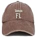 Trendy Apparel Shop Tampa FL Embroidered Pigment Dyed Washed Baseball Cap