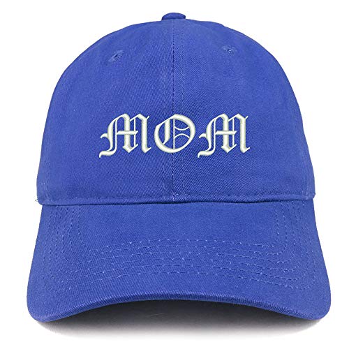 Trendy Apparel Shop Mom Embroidered 100% Cotton Adjustable Cap Dad Hat