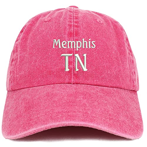 Trendy Apparel Shop Memphis TN Embroidered Pigment Dyed Washed Baseball Cap
