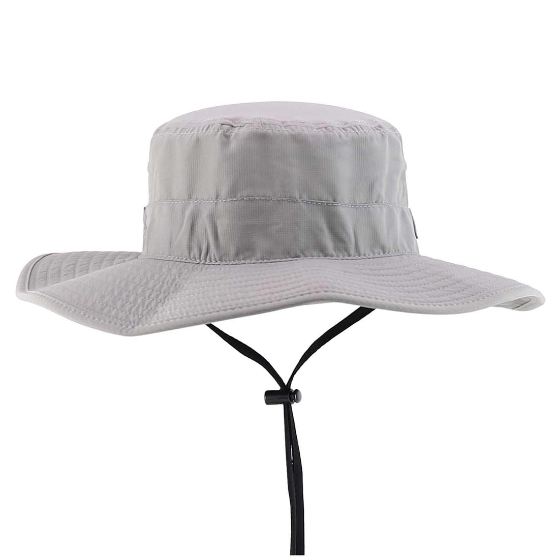 Trendy Apparel Shop Outdoor Large Brim Micro Mesh Performance Boonie Bucket Hat with Strap