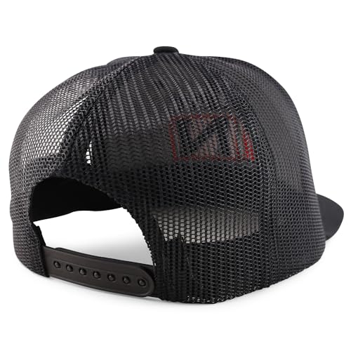 Trendy Apparel Shop Believe in Yourself 3D Embroidered Flat Bill Snapback Trucker Cap