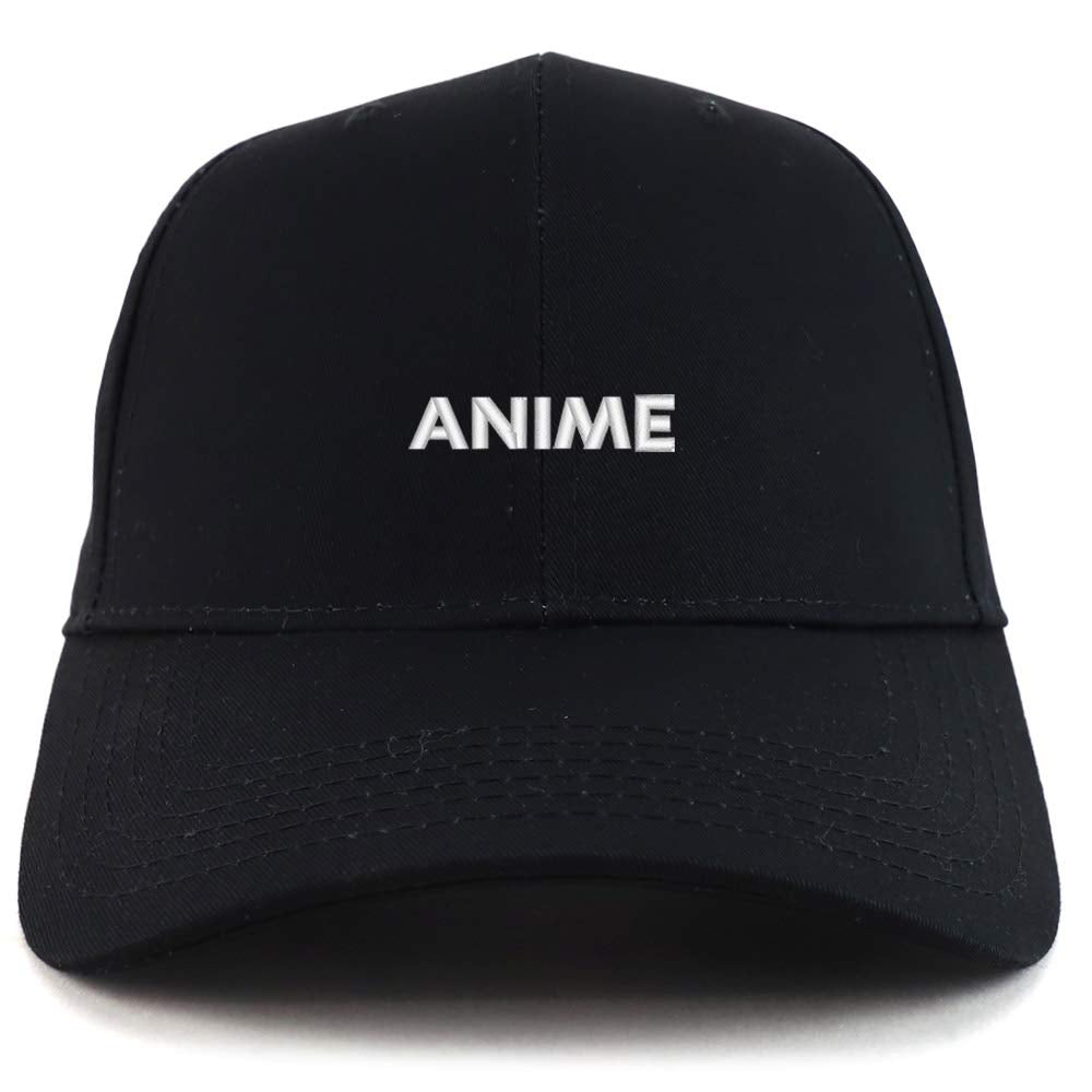 Trendy Apparel Shop Anime Embroidered Sturctured Baseball Cap