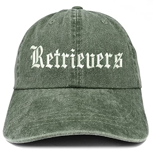 Trendy Apparel Shop Old English Retrivers Washed Pigment Dyed Baseball Cap