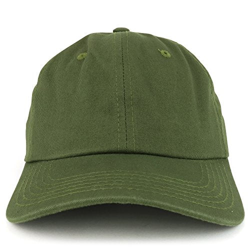 Trendy Apparel Shop Plain Unstructured Relaxed Style Dad Hat