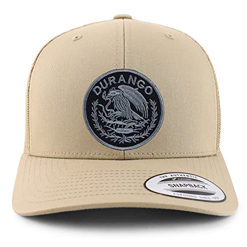 Trendy Apparel Shop Durango Mexico Patch 6 Panel Trucker Mesh Cap