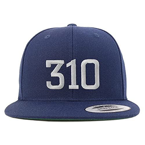 Trendy Apparel Shop Inglewood 310 Old English Embroidered Flatbill Snapback
