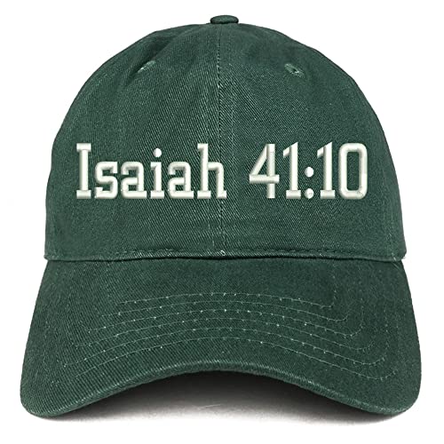 Trendy Apparel Shop Isaiah 41:10 Low Profile Soft Cotton Baseball Cap