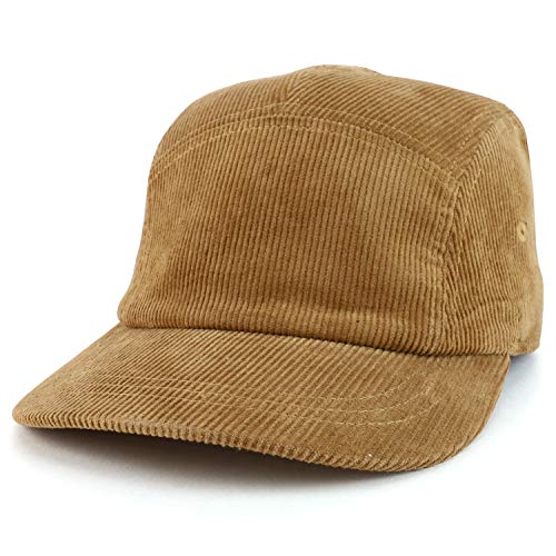 Trendy Apparel Shop Cotton Corduroy Unstructured 5 Panel Racer Baseball Cap