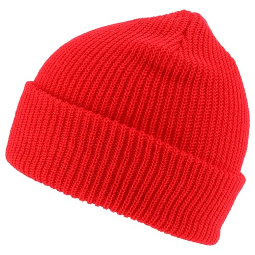 Trendy Apparel Shop Warm Winter Acrylic Ribbed Knit Cuff Beanie Hat