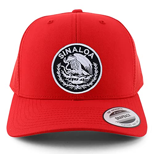 Trendy Apparel Shop Sinaloa Mexico Patch 6 Panel Trucker Mesh Cap