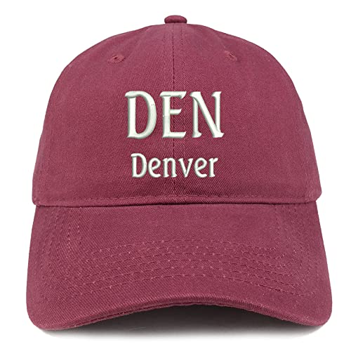 Trendy Apparel Shop DEN Denver Low Profile Soft Cotton Baseball Cap
