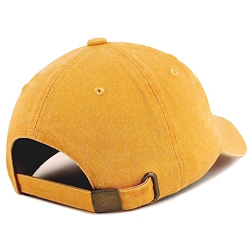 Trendy Apparel Shop Guerrero Mexico Gold Embroidered Patch Pigment Dyed Washed Baseball Cap