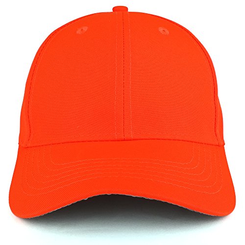 Trendy Apparel Shop Solid Enhanced Visibility Safety Flourescent Structured Ball Cap