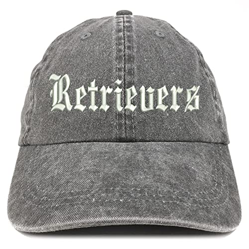 Trendy Apparel Shop Old English Retrivers Washed Pigment Dyed Baseball Cap