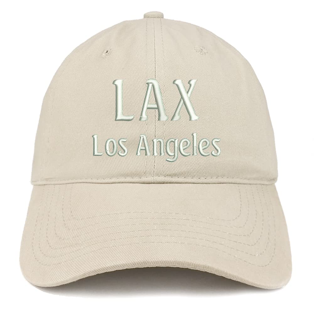Trendy Apparel Shop LAX Los Angeles Low Profile Soft Cotton Baseball Cap