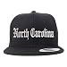 Trendy Apparel Shop North Carolina State Old English Embroidered Flatbill Cap