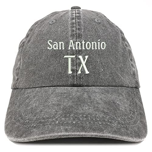 Trendy Apparel Shop San Antonio TX Embroidered Pigment Dyed Washed Baseball Cap