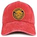 Trendy Apparel Shop Nayarit Mexico Gold Embroidered Patch Pigment Dyed Washed Baseball Cap
