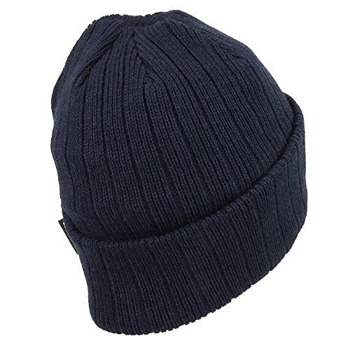 Trendy Apparel Shop 3M OSFM Thinsulated Fleece Lined Long Cuff Ribbed Beanie