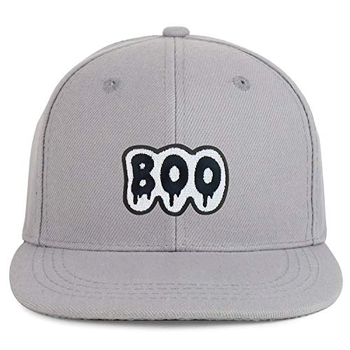 Trendy Apparel Shop Boo Patch Structured Infant Flatbill Snapback Cap