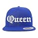 Trendy Apparel Shop Queen Old English Embroidered Flatbill Snapback