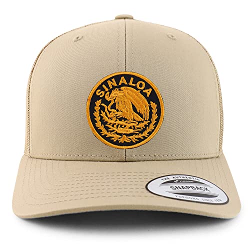 Trendy Apparel Shop Sinaloa Mexico Patch 6 Panel Trucker Mesh Cap