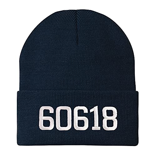 Trendy Apparel Shop 60618 Chicago IL Old English Embroidered Long Cuff Beanie