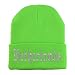 Trendy Apparel Shop Netherlands Old English Embroidered Long Cuff Beanie