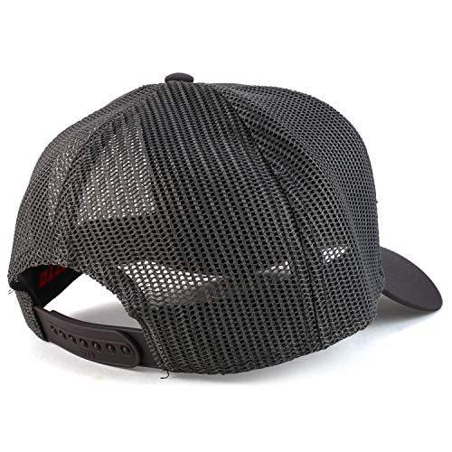 Trendy Apparel Shop Orca Killer Whale Structured High Profile Trucker Cap