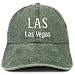 Trendy Apparel Shop LAS Las Vegas Embroidered Pigment Dyed Washed Baseball Cap