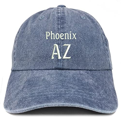 Trendy Apparel Shop Phoenix AZ Embroidered Pigment Dyed Washed Baseball Cap