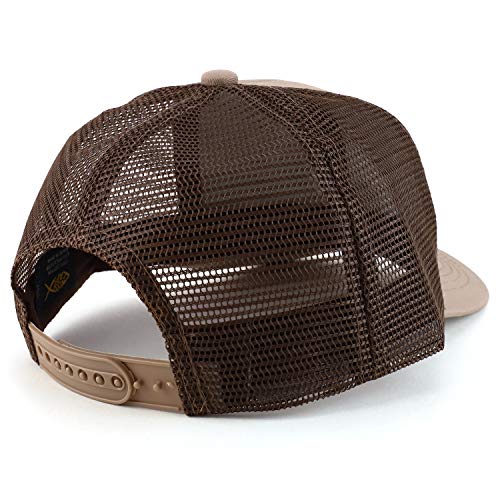 Trendy Apparel Shop Low Profile Two Tone Mesh Back Trucker Baseball Cap