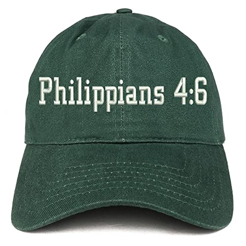 Trendy Apparel Shop Philippians 4:6 Low Profile Soft Cotton Baseball Cap