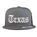 Trendy Apparel Shop Texas State Old English 5 Panel Flatbill Trucker Mesh Cap