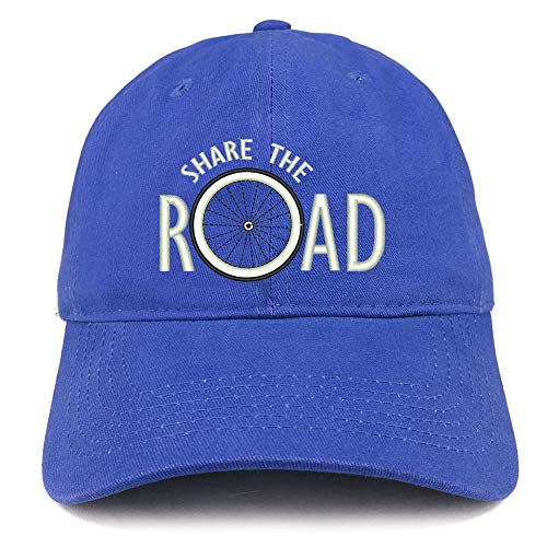 Trendy Apparel Shop Share The Road Embroidered Unstructured Cotton Dad Hat