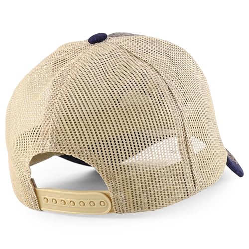 Trendy Apparel Shop Rodeo Patch Structured Curved Bill Mesh Snapback Baseball Cap