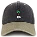Trendy Apparel Shop Fiji with Palm Tree Embroidered Pigment Dyed Cotton Baseball Cap