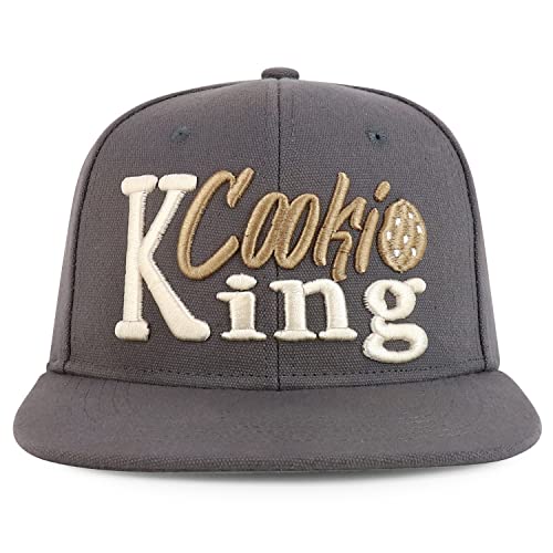 Trendy Apparel Shop Cooke King 3D Embroidered Flatbill Snapback Cap