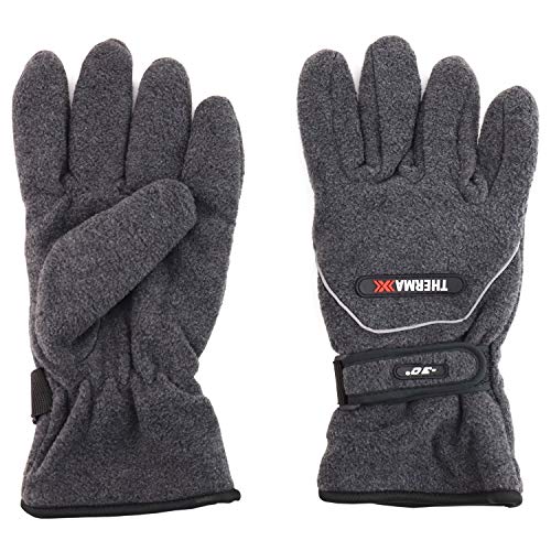 Trendy Apparel Shop Men's Therma Fleece Gloves