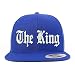 Trendy Apparel Shop The King Old English Embroidered Flatbill Snapback