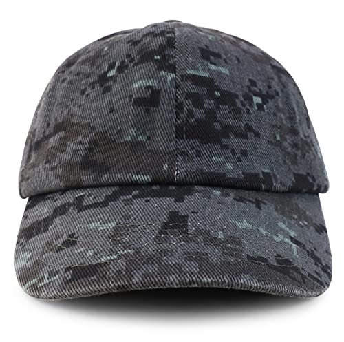 Trendy Apparel Shop Oversize XXL Plain Unstructured Soft Crown Cotton Dad Hat