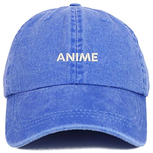 Trendy Apparel Shop Anime Adjustable Embroidered Washed Low Profile Cap