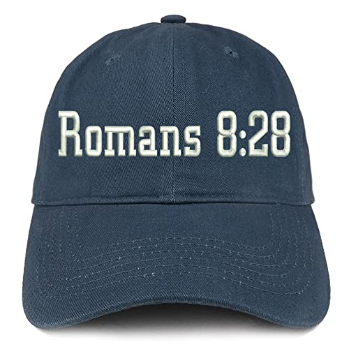 Trendy Apparel Shop Romans 8:28 Low Profile Soft Cotton Baseball Cap