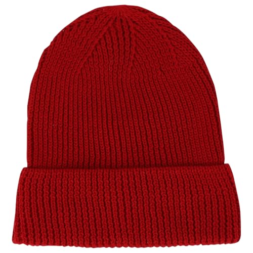 Trendy Apparel Shop Stretchy Cotton Knitted Cuff Beanie Hat
