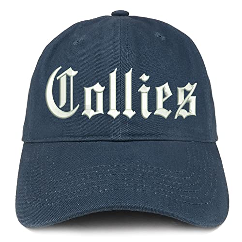 Trendy Apparel Shop Old English Collies Low Profile Soft Cotton Baseball Cap